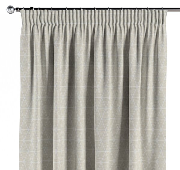 Pencil pleat curtain
