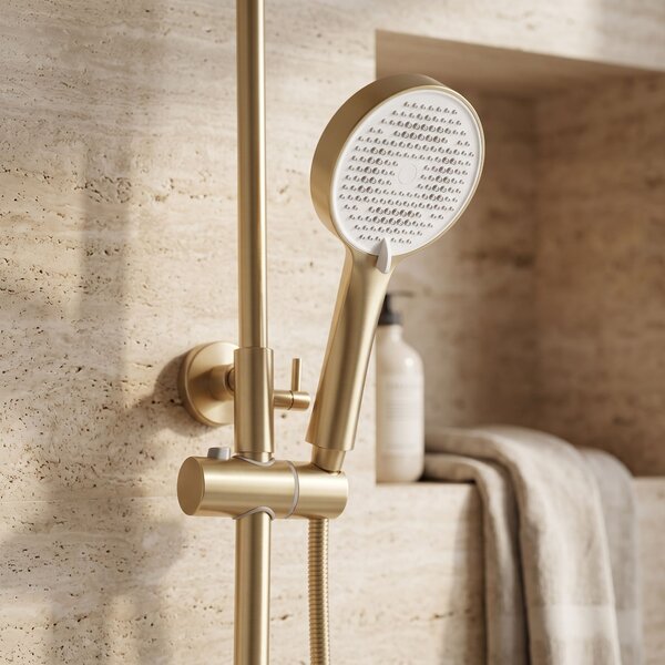 Shower set Rea Grace Brush Gold