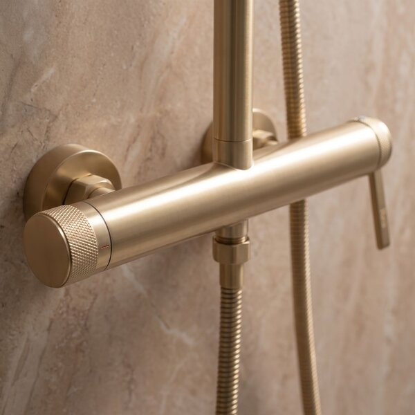 Shower set Rea Grace Brush Gold