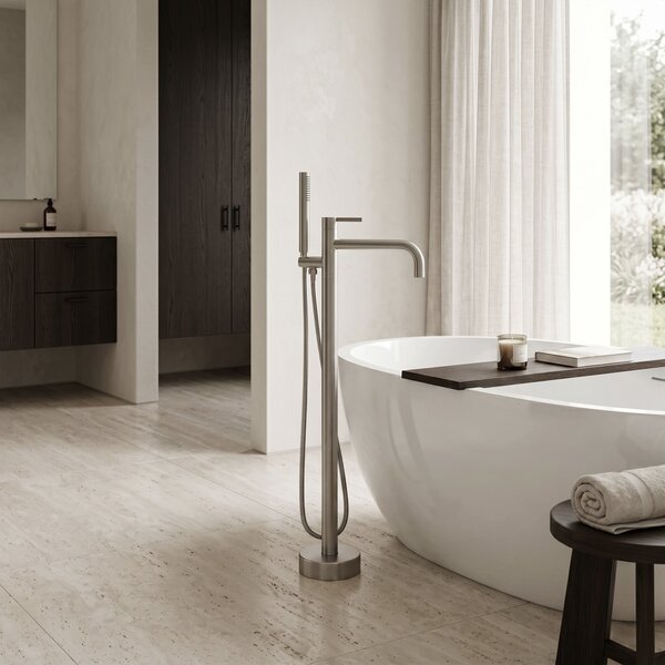 Free-standing faucet Rea Foster Brush Nickel