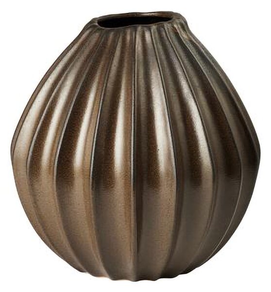 Broste Copenhagen Wide vase L 30 cm Brown