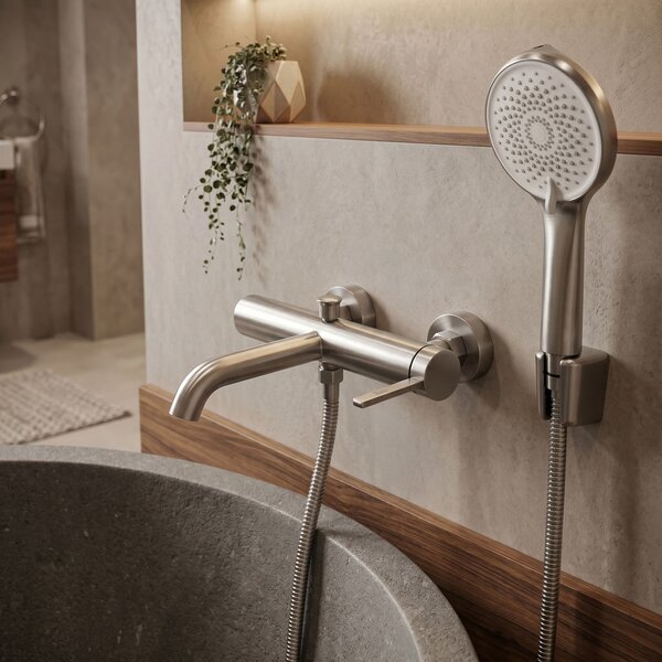 Bath faucet REA Rivo Brush Nickel