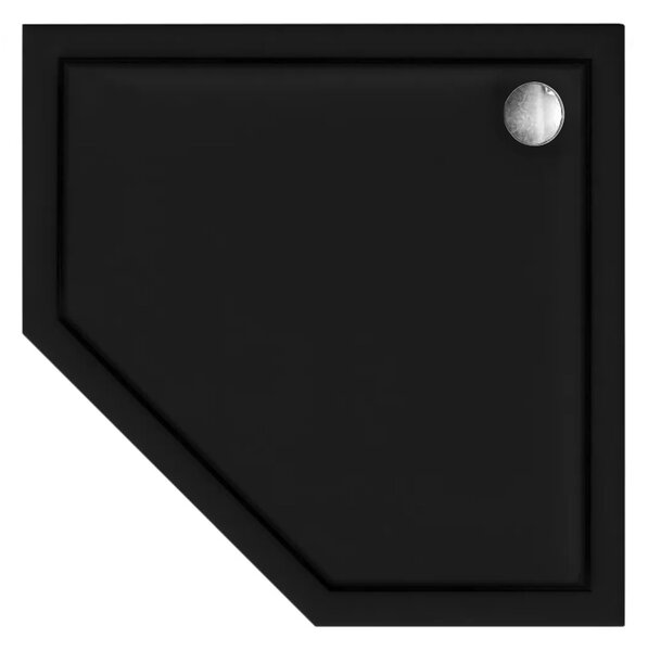 Shower tray Rea Diamond Black 90x90