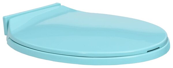 Soft-Close Toilet Seat Green Oval