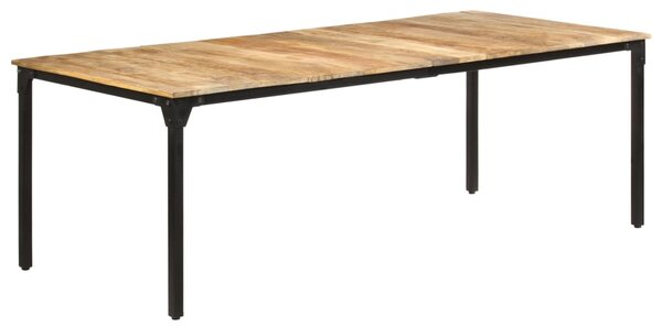 Dining Table 220x100x76 cm Rough Mango Wood