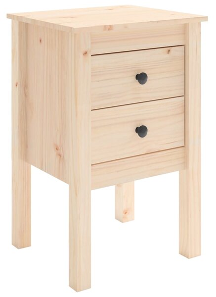 Bedside Cabinet 40x35x61.5 cm Solid Wood Pine