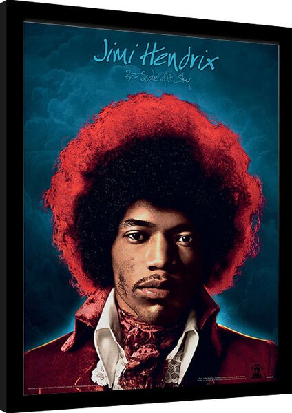 Framed poster Jimi Hendrix - Both Sides of the Sky