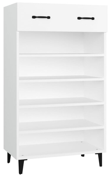 Shoe Cabinet White 60x35x105 cm Engineered Wood