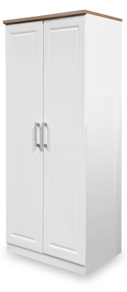 Talland White 2 Door Wardrobe | Roseland Furniture