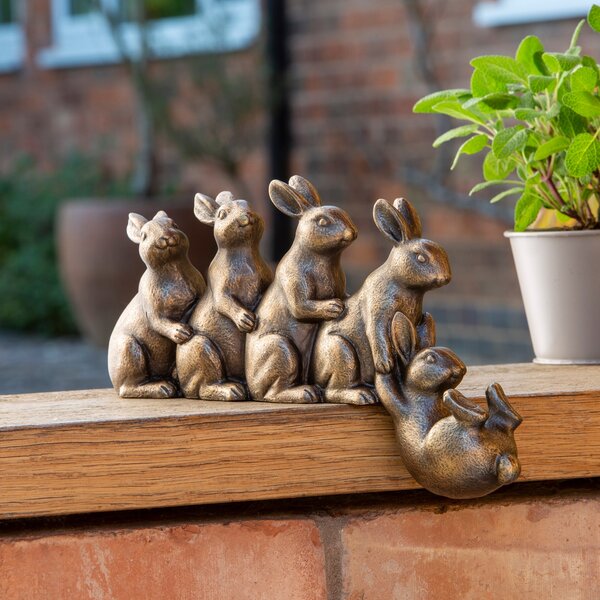 Rabbit Indoor Outdoor Ornament Bronze
