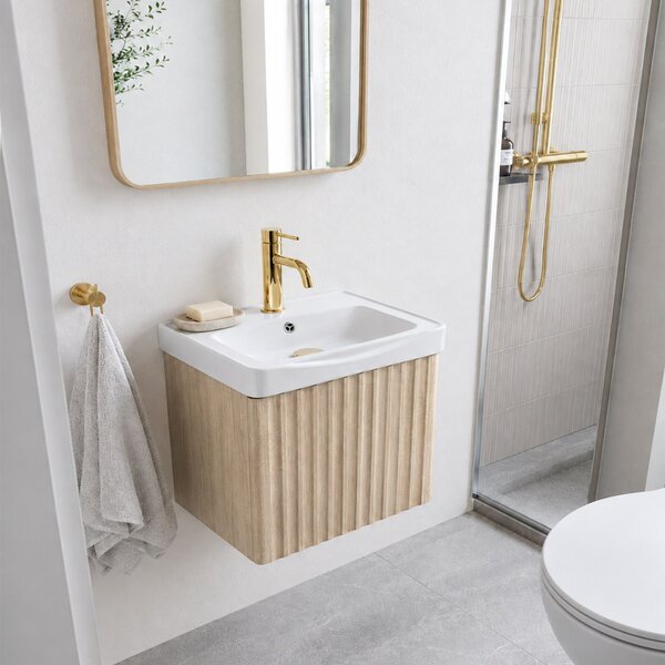 Bathroom cabinet with washbasin Rea DB85-50-3 Orio Light 50cm
