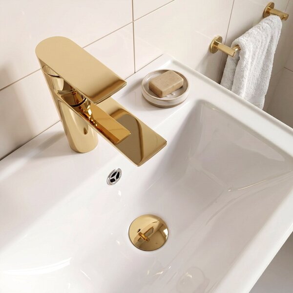 Bathroom cabinet with washbasin Rea DB85-50-1 Orio Dark 50cm
