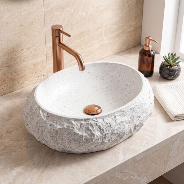 Countertop Basin Rea Mika Light Grey