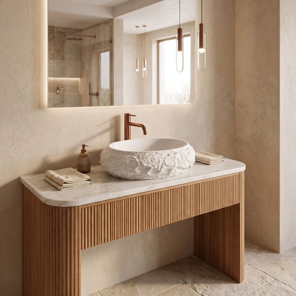 Countertop Basin Rea Mika Light Grey