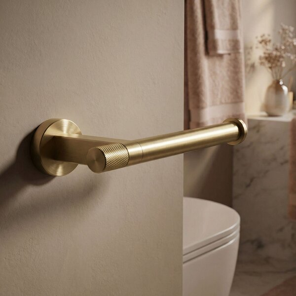 Toilet paper holder 39105 ORI Brush Gold
