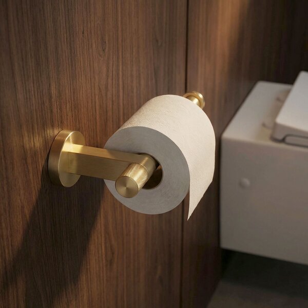 Toilet paper holder 39105 ORI Brush Gold