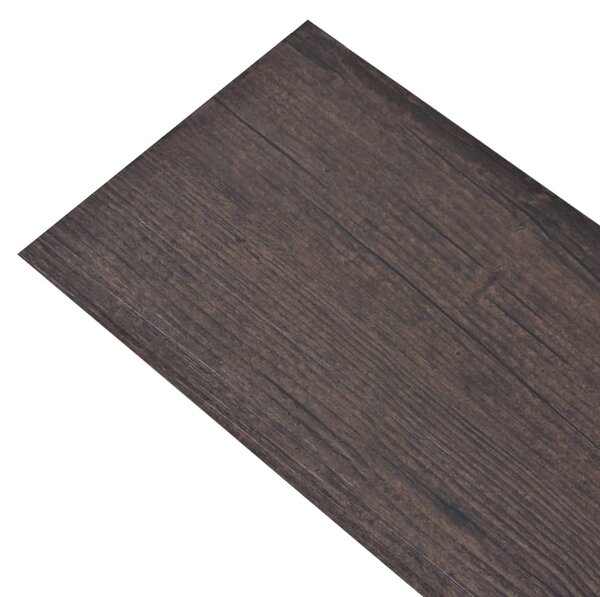 Self-adhesive PVC Flooring Planks 5.02 m² 2 mm Dark Brown