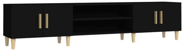 TV Cabinet Black 180x31.5x40 cm Engineered Wood