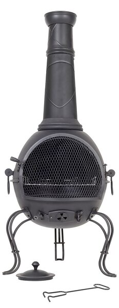 Murcia Extra Large Steel Chimenea and Grill