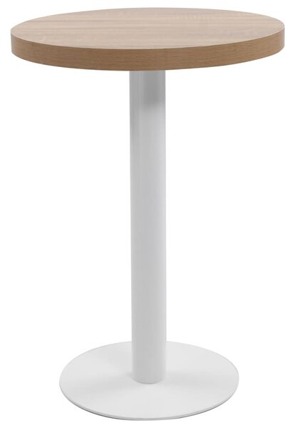 Bistro Table Light Brown 60 cm MDF