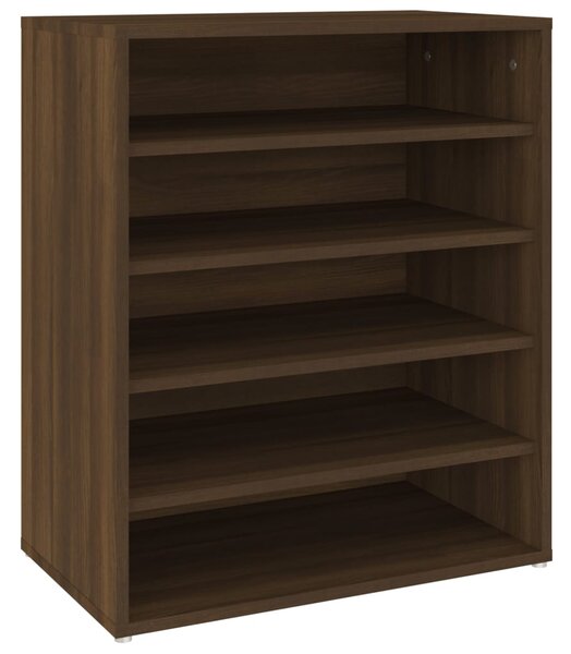 Shoe Cabinet Brown Oak 60x35x70 cm Engineered Wood