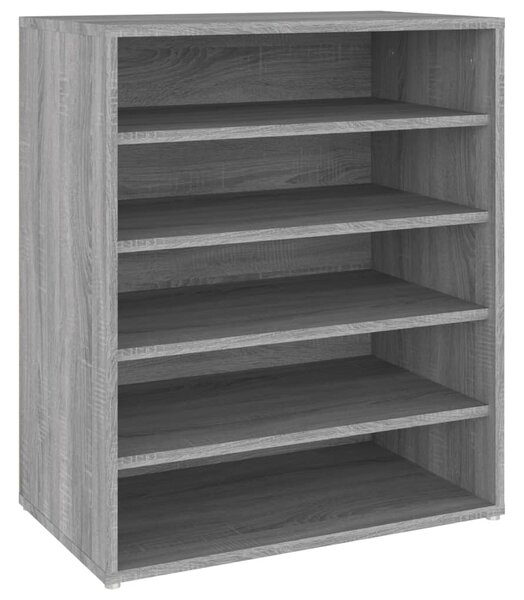 Shoe Cabinet Grey Sonoma 60x35x70 cm Engineered Wood