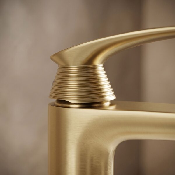 Bathroom faucet PREMIUM Rea Como Brush Gold High