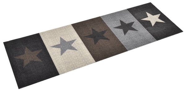 Kitchen Carpet Washable Stars 45x150 cm