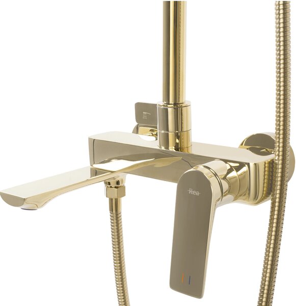 Shower set REA AVALON GOLD