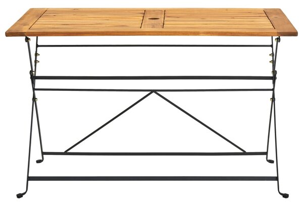 Folding Garden Table 120x70x74 cm Solid Acacia Wood