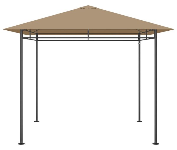 Gazebo 3x3x2.7 m Taupe 180 g/m²