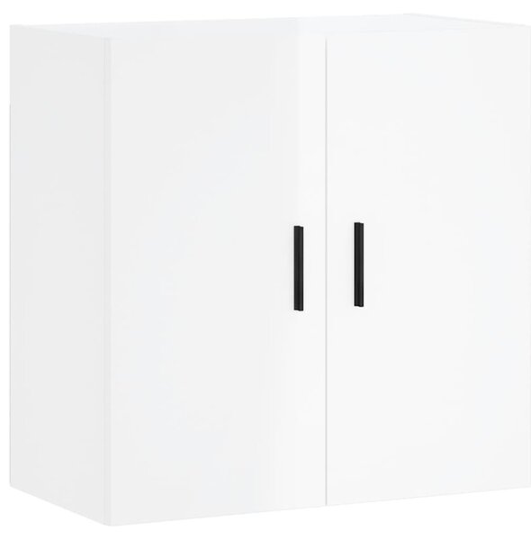 Wall Cabinet High Gloss White 60x31x60 cm Engineered Wood