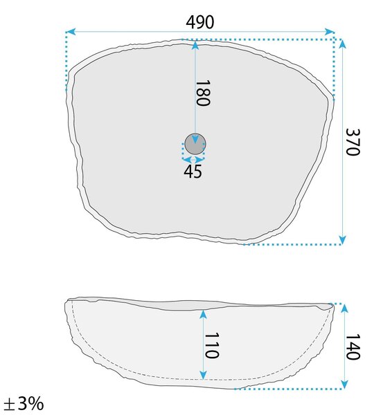 Countertop Basin Rea Isla Marlo