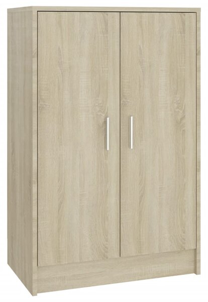 Shoe Cabinet Sonoma Oak 60x35x92 cm Engineered Wood