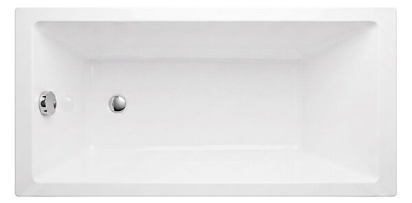 Built-in acrylic bathtub Rea Catania 160