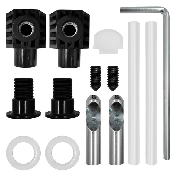 Toilet bowl mounting kit