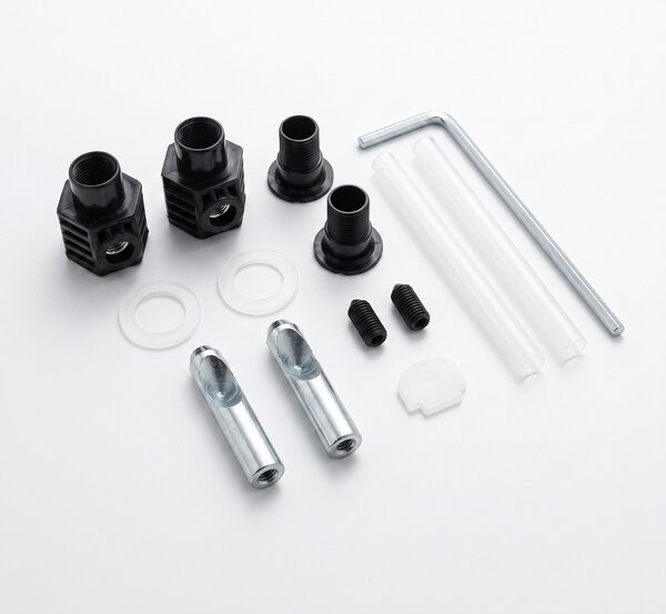 Toilet bowl mounting kit