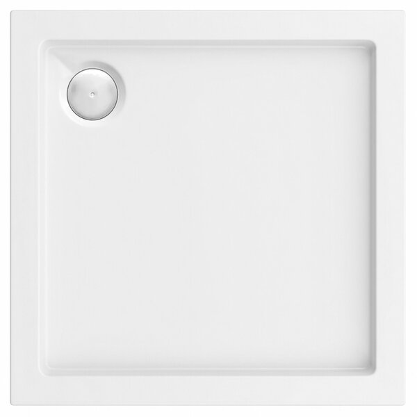 Shower tray Rea Belmond White 80x80 Chrome