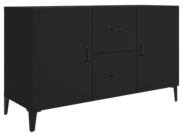 Sideboard Black 100x36x60 cm Engineered Wood