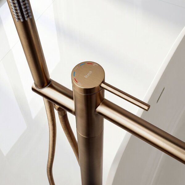 Free-standing faucet Rea Clif Brush Copper