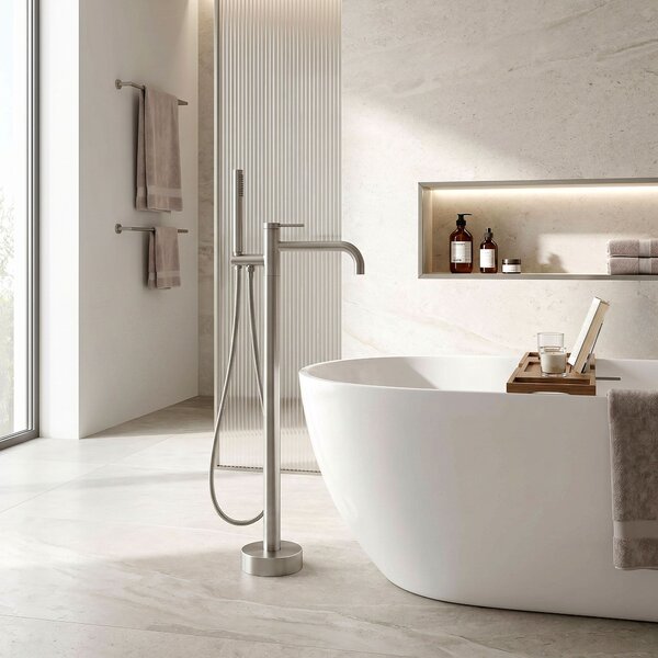 Free-standing faucet Rea Clif Brush Nickel