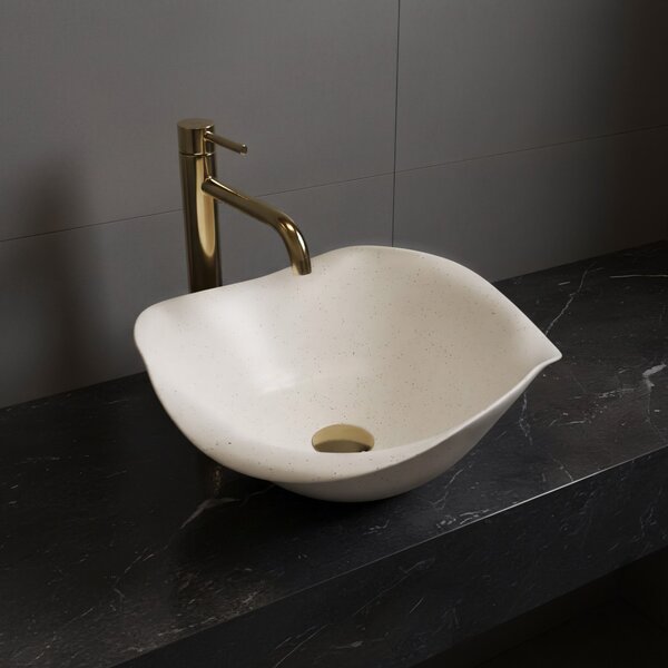 Ceramic Countertop Basin REA HM-35B Handmade ART