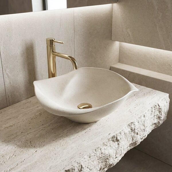 Ceramic Countertop Basin REA HM-35B Handmade ART