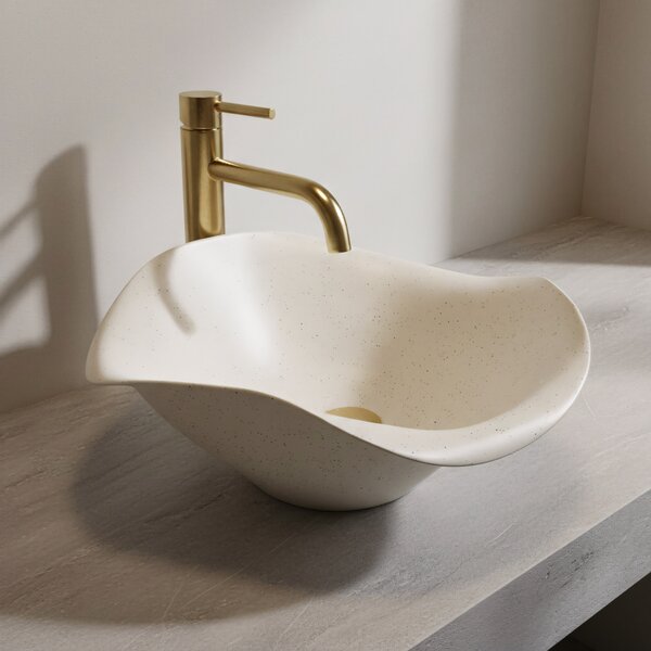 Ceramic Countertop Basin REA HM-35B Handmade ART