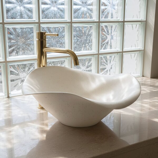 Ceramic Countertop Basin REA HM-35B Handmade ART