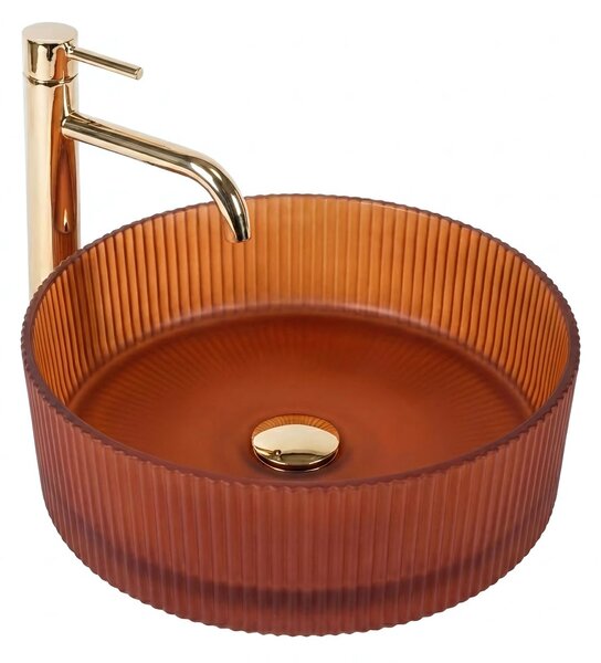 Countertop washbasin Rea Suri Brown
