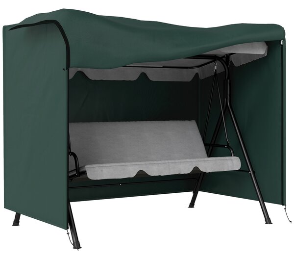 Outsunny Swing Chair Cover: 600D Oxford Polyester, Waterproof, Durable, Green Aosom UK