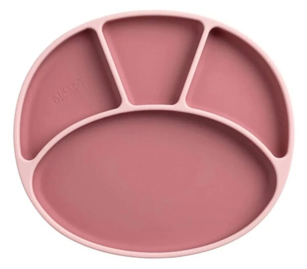 Bibado Silicone Suction Divider Plate - Blush