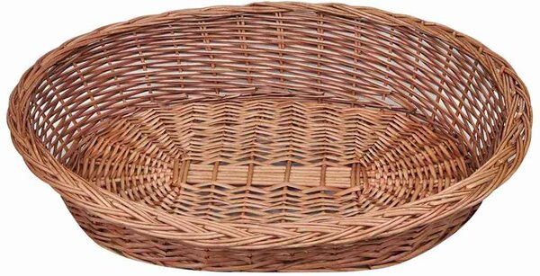 Willow Dog Basket/Pet Bed Natural 90 cm