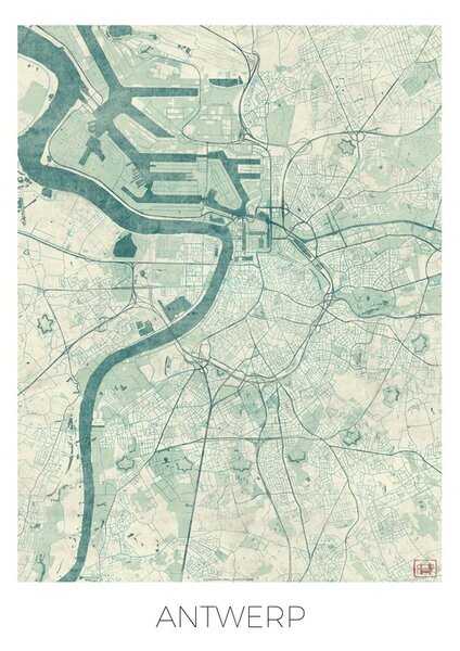 Map Antwerp, Hubert Roguski